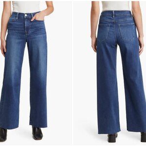 Frame Jeans Le Slim Palazzo Raw After in Lupine Sz 25